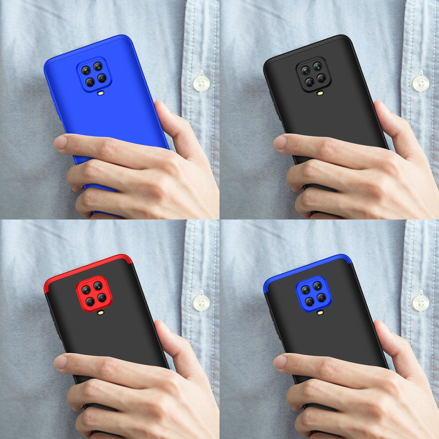 Original GKK Dual Tone 360º Case for Redmi Note 9 Pro