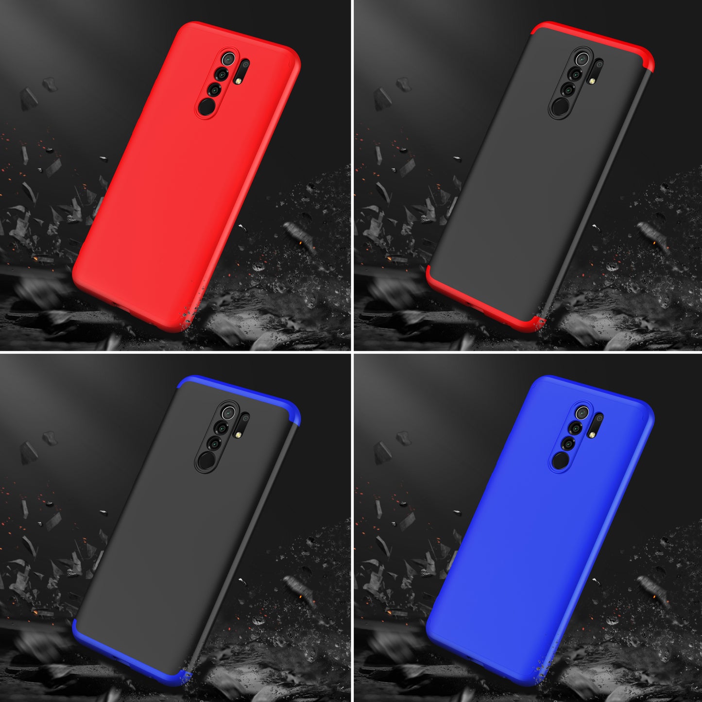 Original GKK Dual Tone 360º Case for Redmi 9