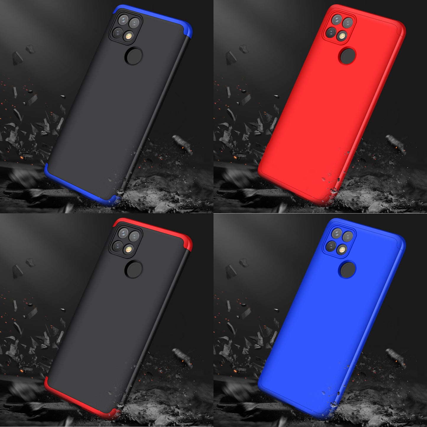 Original GKK Dual Tone 360º Case for OPPO A15