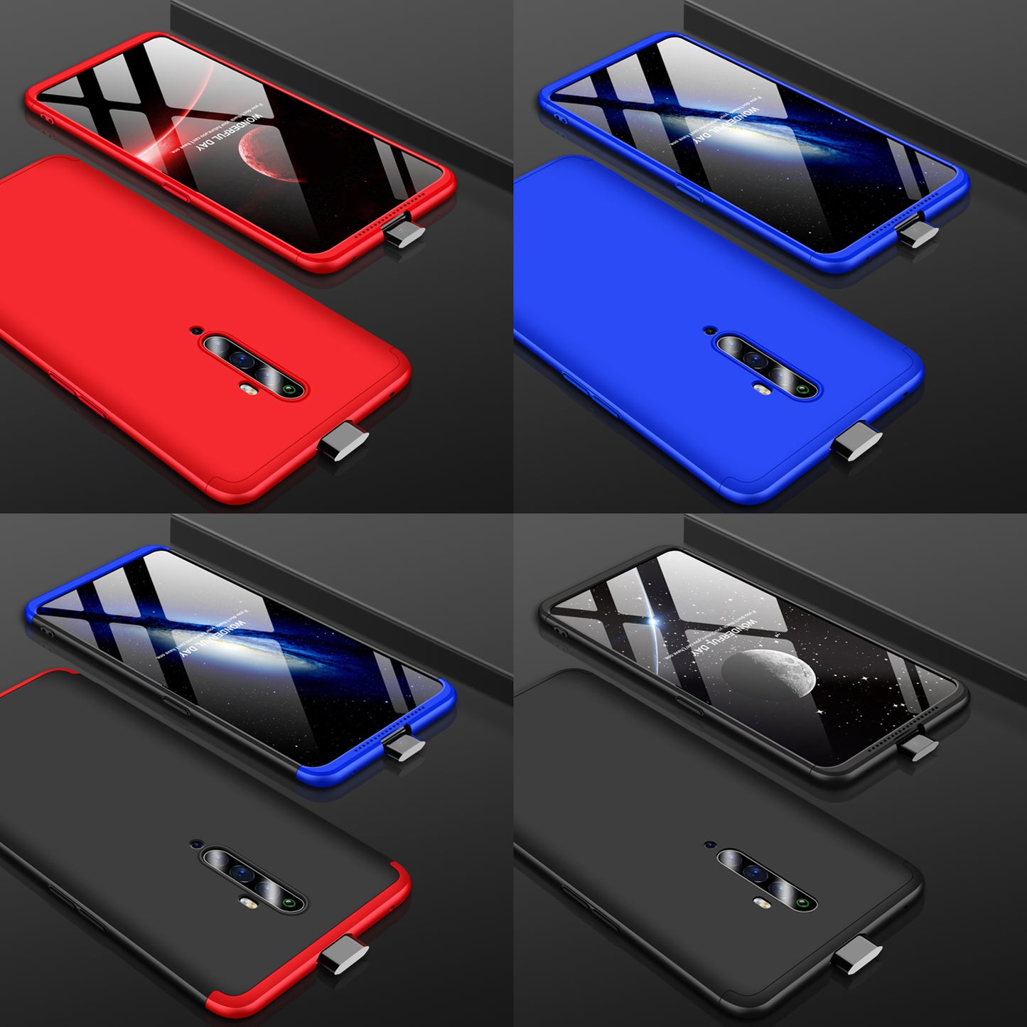 Original GKK Dual Tone 360º Case for OPPO Reno 2F