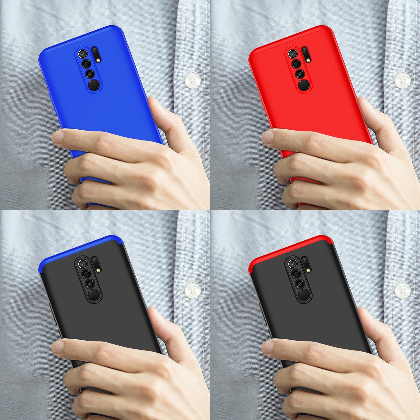 Original GKK Dual Tone 360º Case for Redmi 9