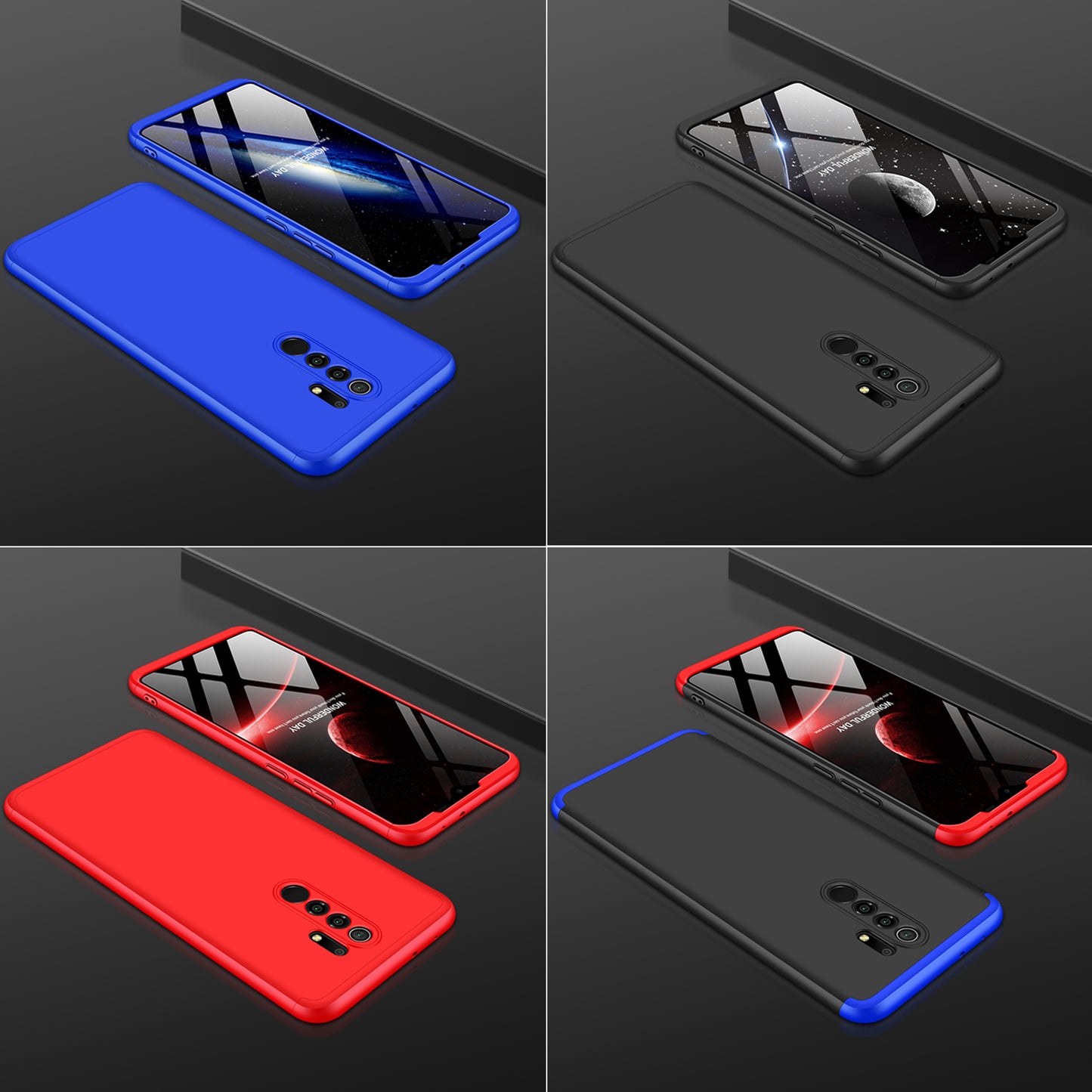 Original GKK Dual Tone 360º Case for Redmi 9