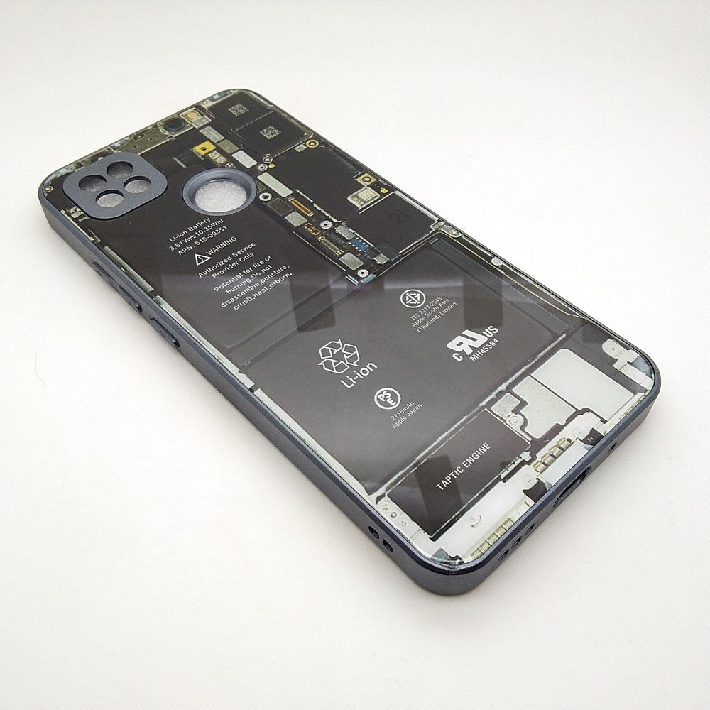 Circuit Board High Quality Hard Cover Full Camera Lens Protective Case for Redmi 9C