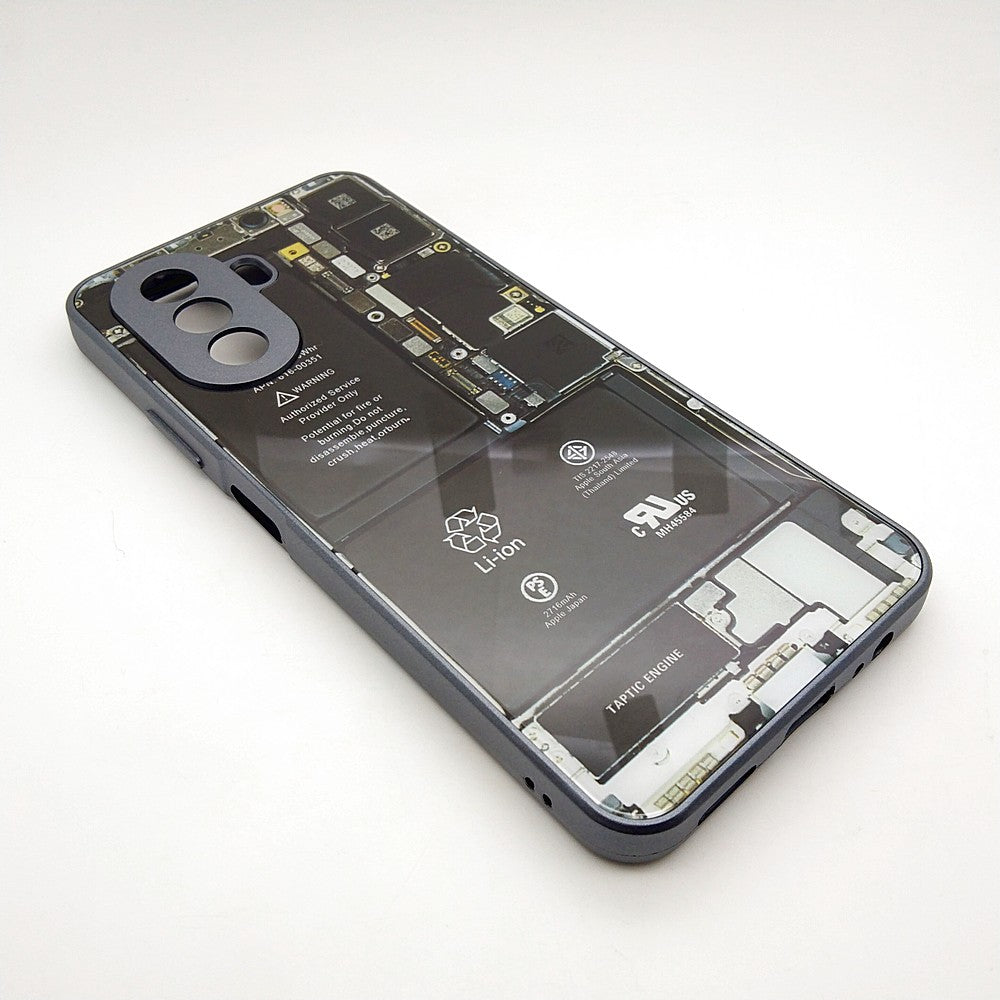 Circuit Board High Quality Hard Cover Full Camera Lens Protective Case for Huawei Nova Y70