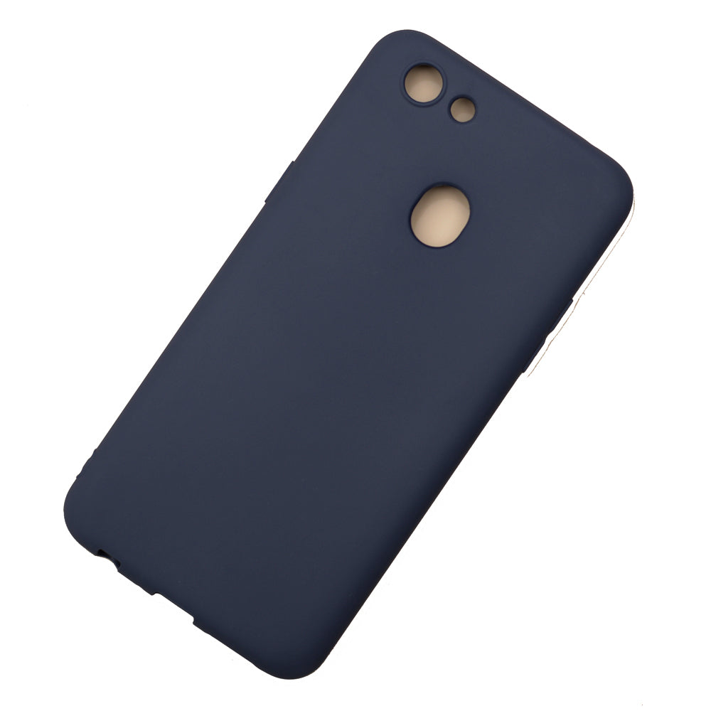 OPPO F5 Silicone back Cover Slim Magic TPU Case Blue