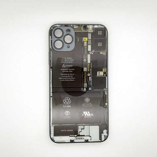 Circuit Board High Quality Hard Cover Full Camera Lens Protective Case for iPhone 11 Pro Max