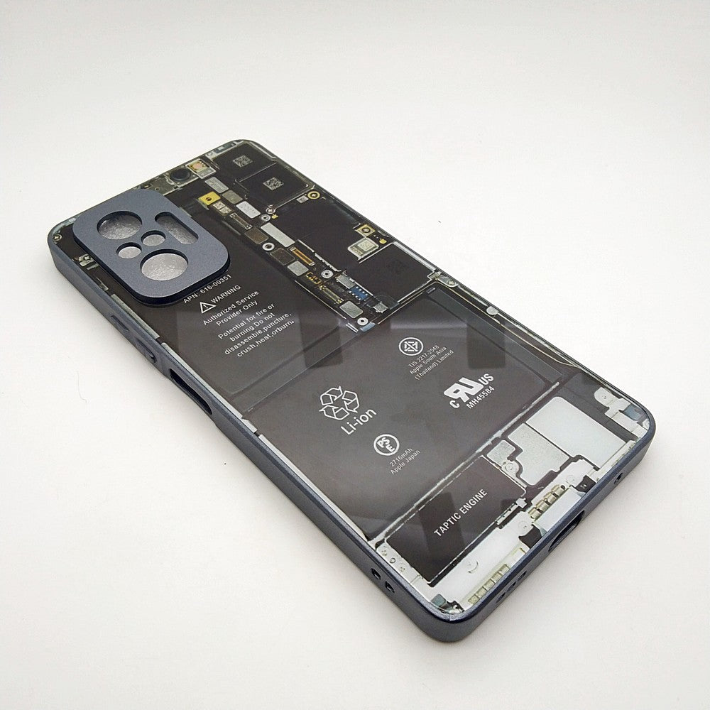 Circuit Board High Quality Hard Cover Full Camera Lens Protective Case for Redmi Note 10 Pro