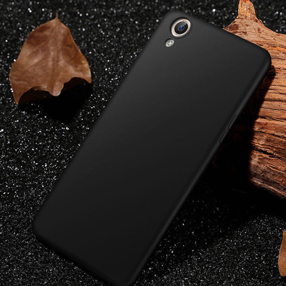 OPPO A37 Silicone back Cover Slim Magic TPU Case Black