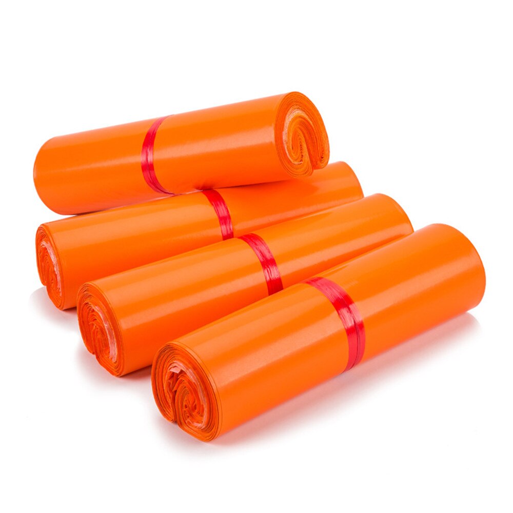Shipping Bags Poly Mailer Courier Bags Orange Medium 25cm x 35cm