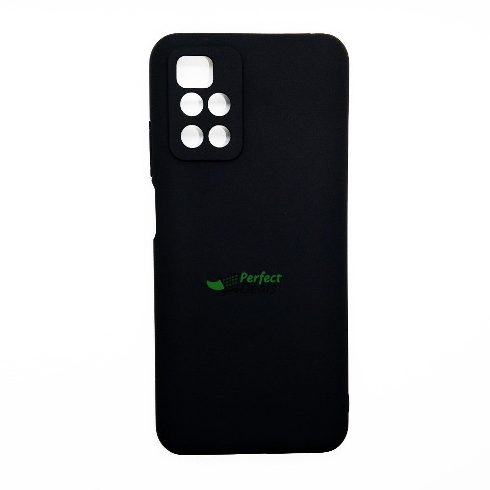 Redmi 10 Silicone back Cover Slim Magic TPU Case Black