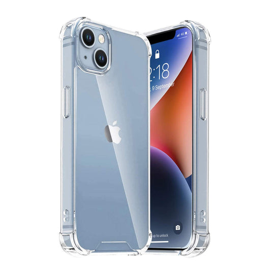 AntiShock Clear Back Cover Soft Silicone TPU Bumper case for apple iPhone 15