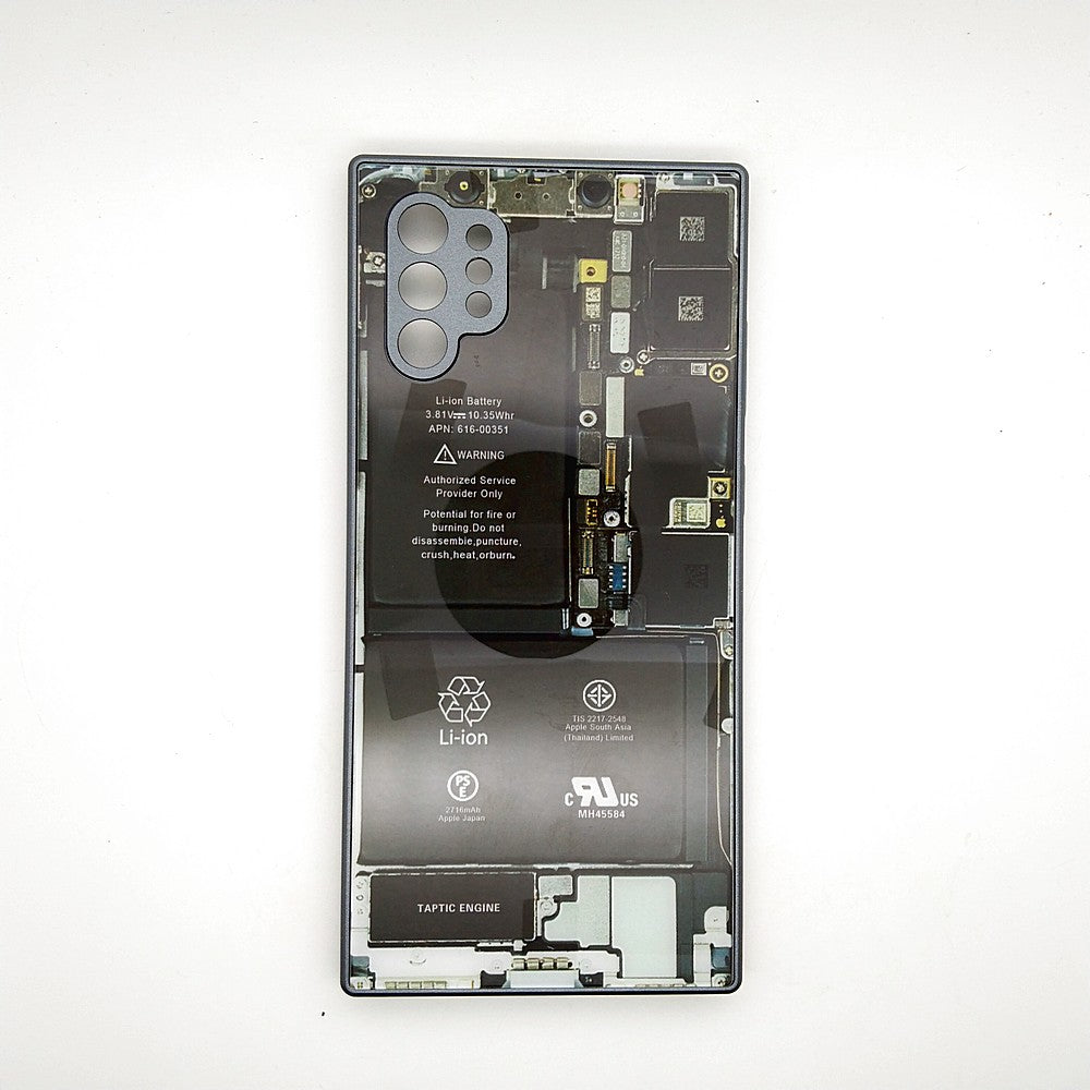Circuit Board High Quality Hard Cover Full Camera Lens Protective Case for Samsung Note 10 Plus
