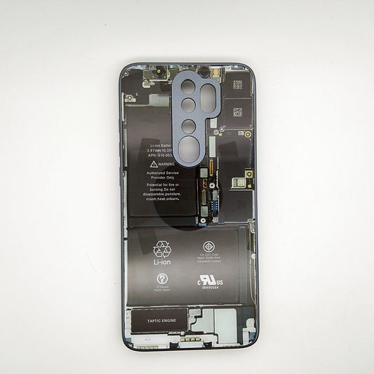 Circuit Board High Quality Hard Cover Full Camera Lens Protective Case for Redmi Note 8 Pro