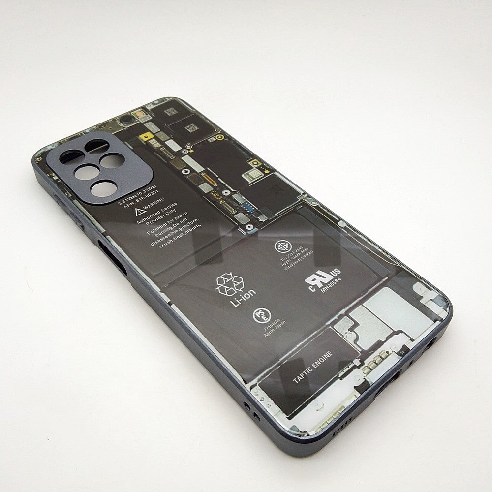 Circuit Board High Quality Hard Cover Full Camera Lens Protective Case for Samsung A22 4G