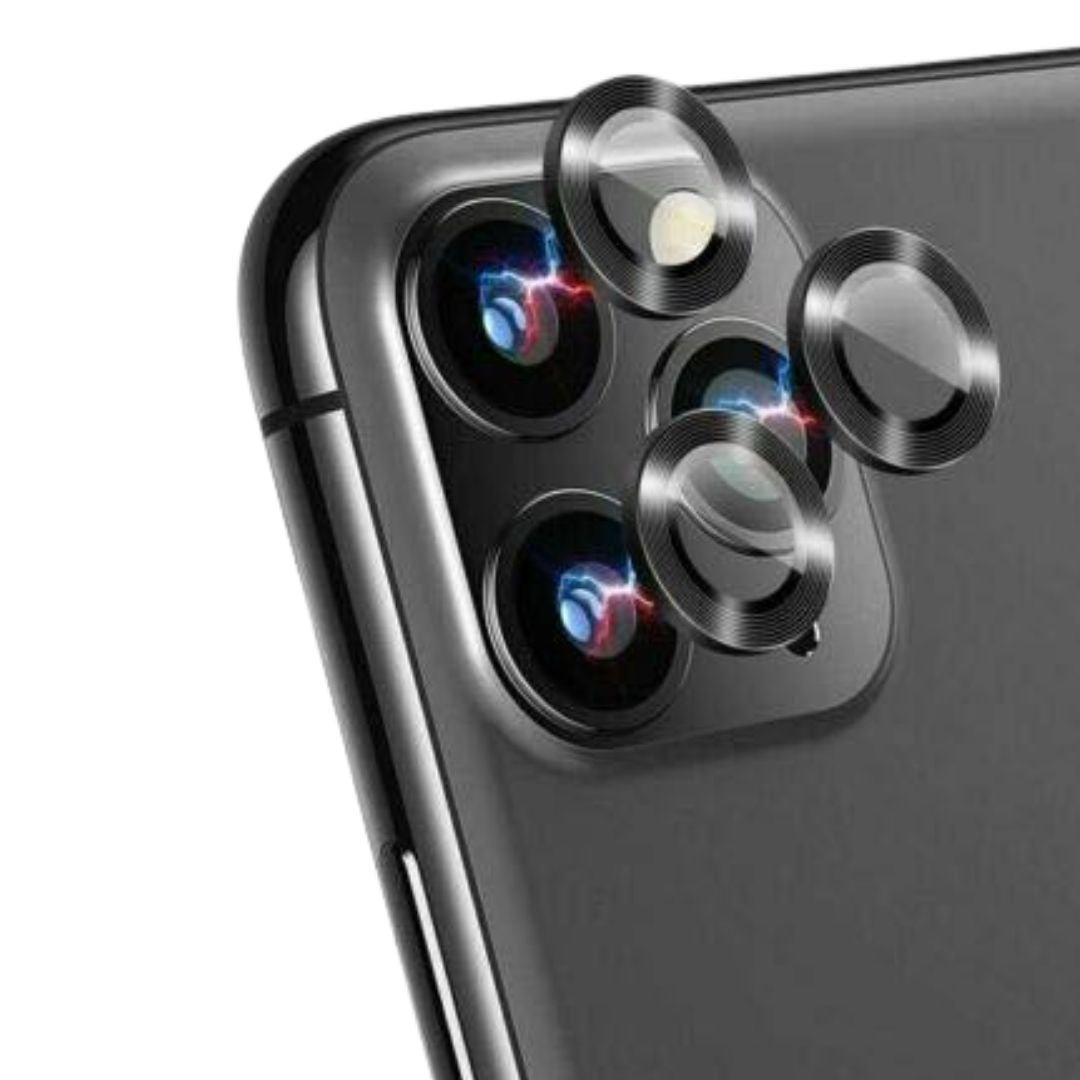 iPhone 11 Pro Camera lens protection Ring with Tempered glass