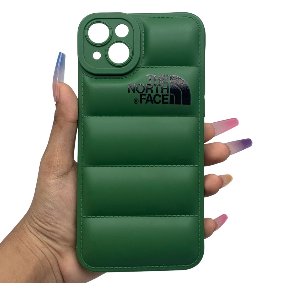 iPhone 14 Plus Puffer Jacket Case Shock-Absorbing Air Cushion Back Cover