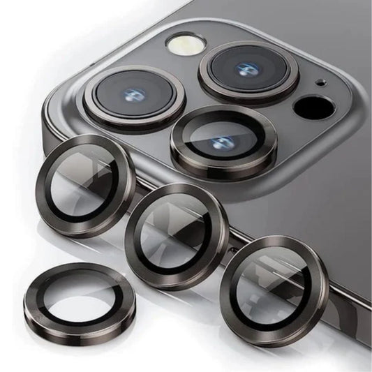 iPhone 15 Pro Max Camera lens protection Ring with Tempered glass