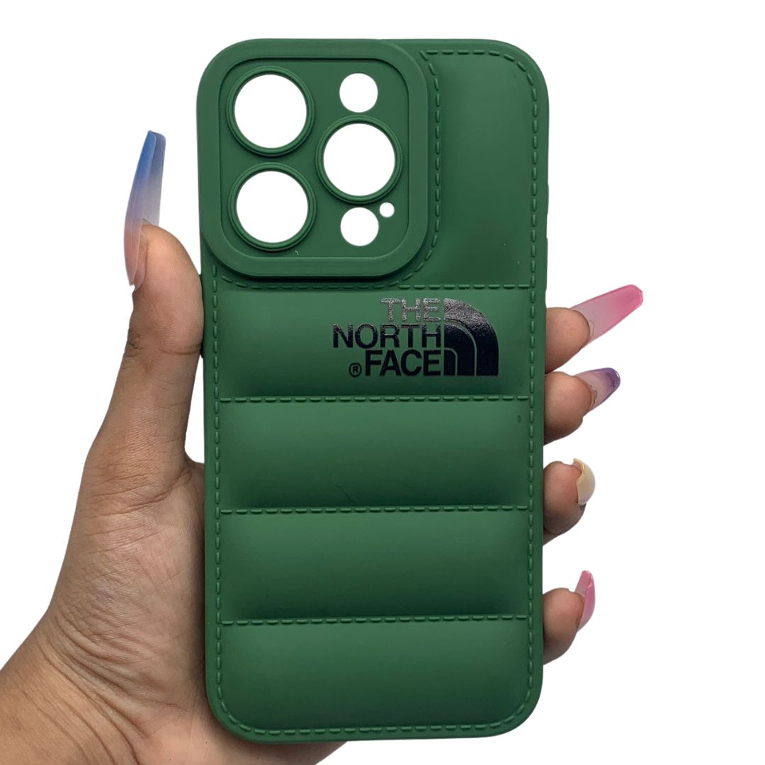 iPhone 15 Pro Puffer Jacket Case Shock-Absorbing Air Cushion Back Cover