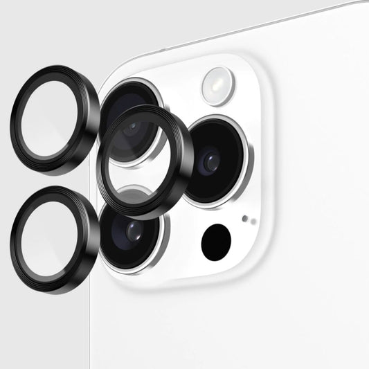 iPhone 16 Pro Camera lens protection Ring with Tempered glass
