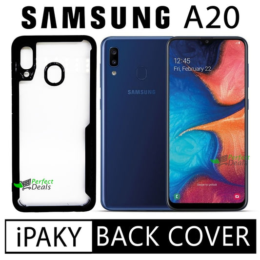iPaky Shock Proof Back Cover for Samsung A20 / A30