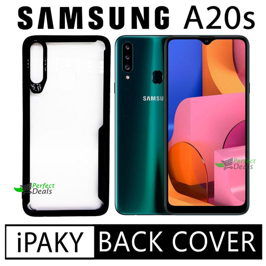 iPaky Shock Proof Back Cover for Samsung A20s