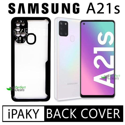 iPaky Shock Proof Back Cover for Samsung A21s