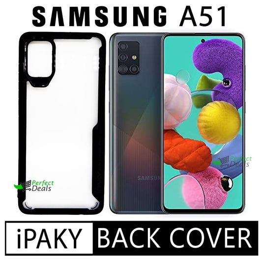 iPaky Shock Proof Back Cover for Samsung A51