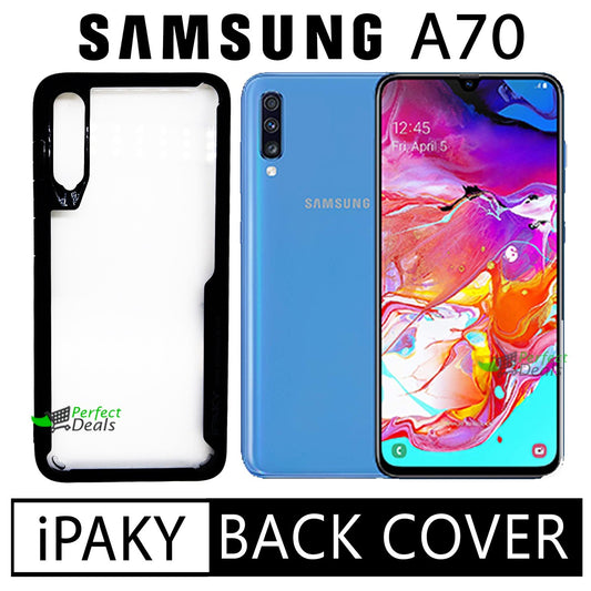 iPaky Shock Proof Back Cover for Samsung A70