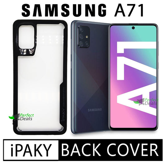 iPaky Shock Proof Back Cover for Samsung A71
