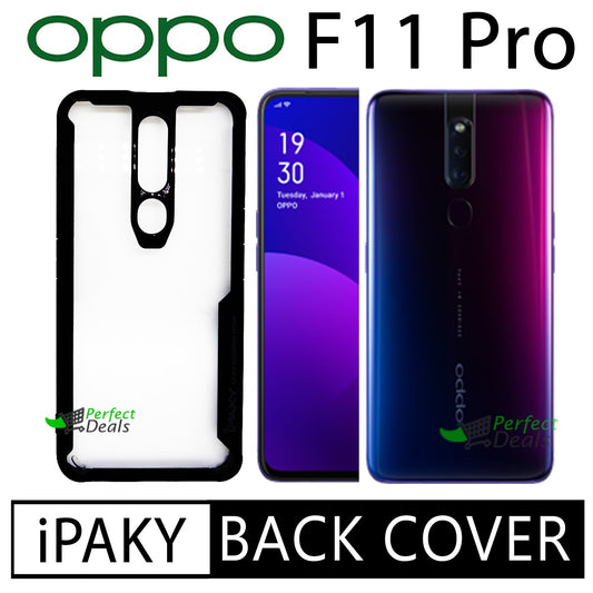 iPaky Shock Proof Back Cover for OPPO F11 Pro