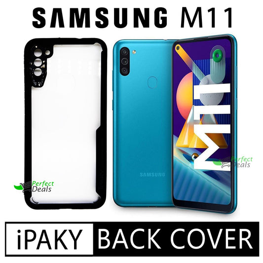 iPaky Shock Proof Back Cover for Samsung M11