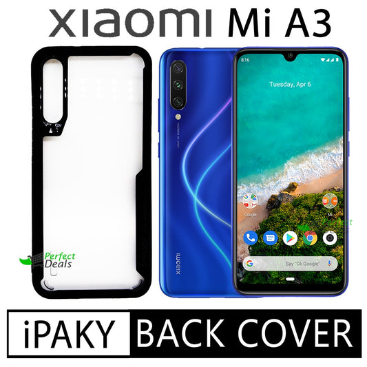 iPaky Shock Proof Back Cover for Mi A3
