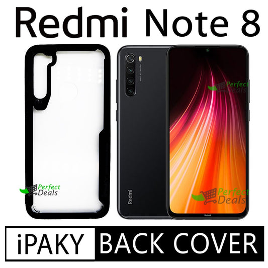 iPaky Shock Proof Back Cover for Redmi Note 8