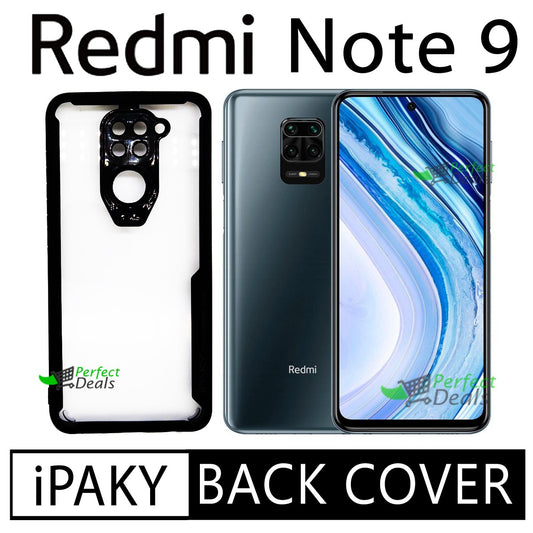 iPaky Shock Proof Back Cover for Redmi Note 9