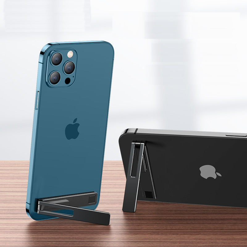 Adjustable Aluminum Phone Stand Holder with Back Adhesive Kickstand