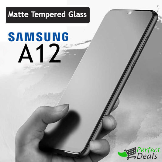Matte Tempered Glass Screen Protector for Samsung Galaxy A12