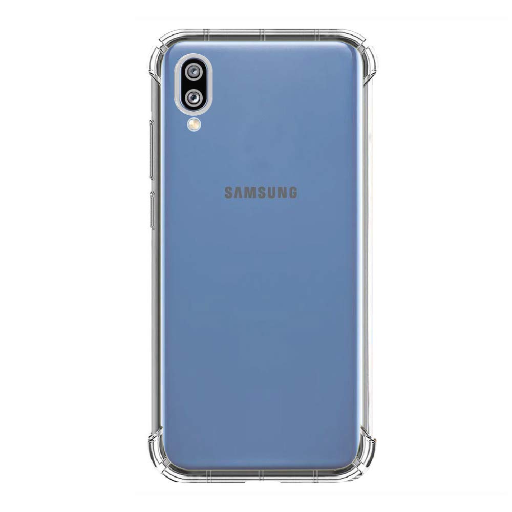 AntiShock Clear Back Cover Soft Silicone TPU Bumper case for Samsung M02
