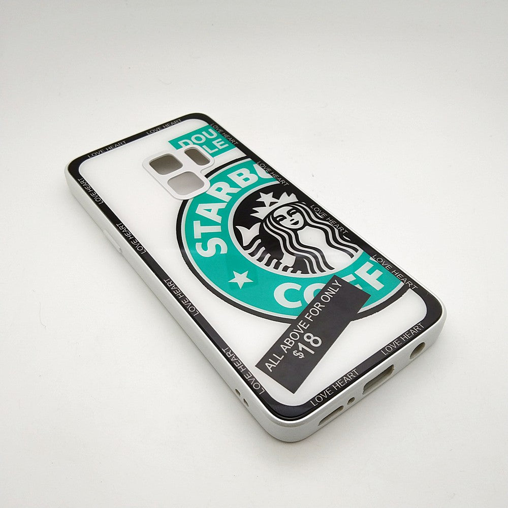 S9 Starbucks Series High Quality Perfect Cover Full Lens Protective Transparent TPU Case For Samsung S9