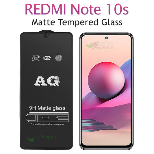 Matte Tempered Glass Screen Protector for Redmi Note 10s