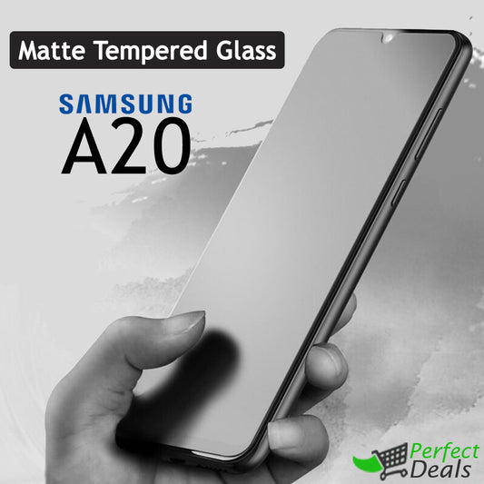 Matte Tempered Glass Screen Protector for Samsung Galaxy A20