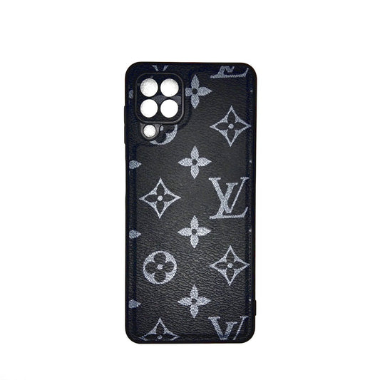 LV Case High Quality Perfect Cover Full Lens Protective Rubber TPU Case For Samsung A22 4G Black