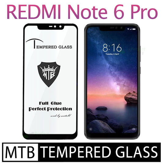 MTB Screen Protector Tempered Glass for Redmi Note 6 Pro