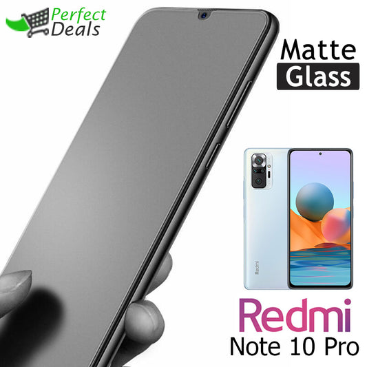 Matte Tempered Glass Screen Protector for Redmi Note 10 Pro