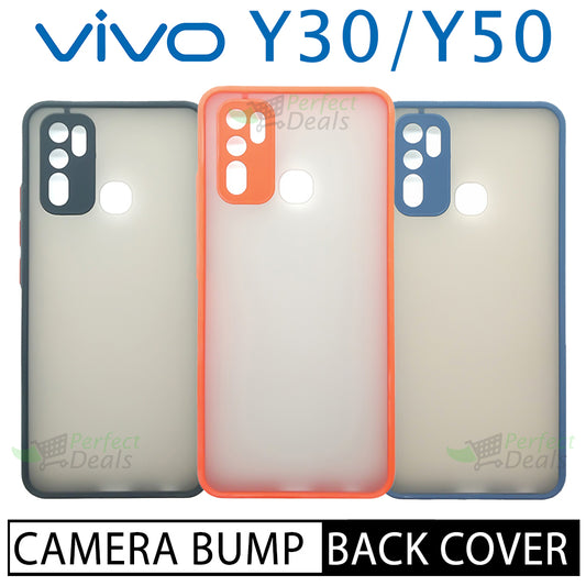 Camera lens Protection Gingle TPU Back cover for Vivo Y30 / Y50