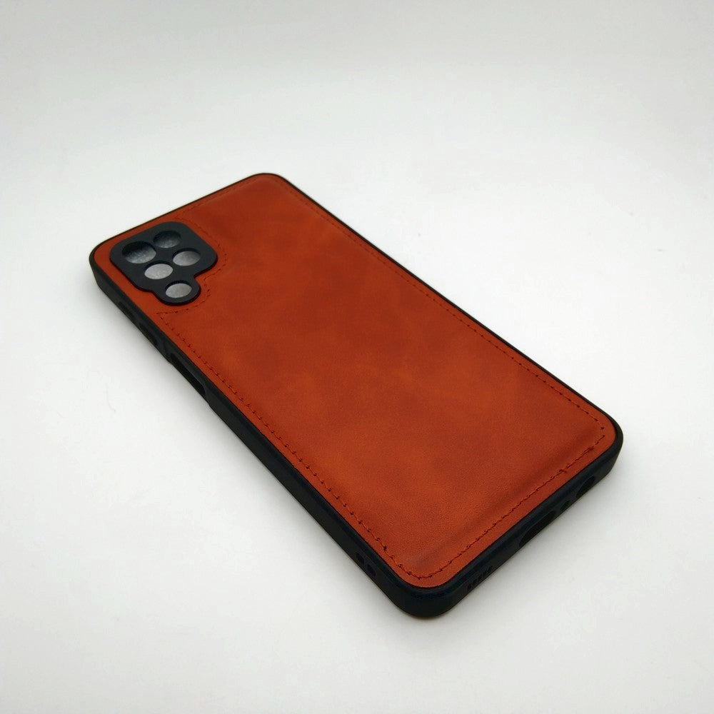 Luxury Leather Case Protection Phone Case Back Cover for Samsung A12