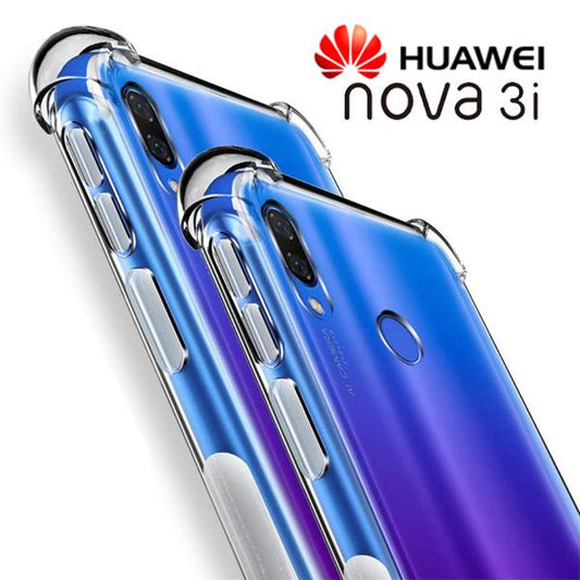 AntiShock Clear Back Cover Soft Silicone TPU Bumper case for Huawei Nova 3i