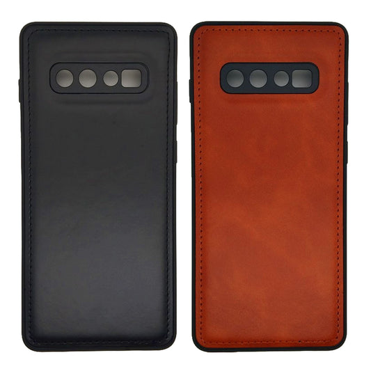 Luxury Leather Case Protection Phone Case Back Cover for Samsung S10 Plus