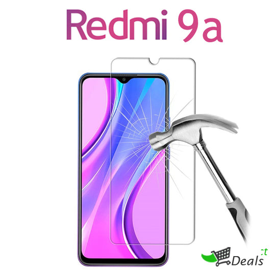 9H Clear Screen Protector Tempered Glass for Redmi 9A