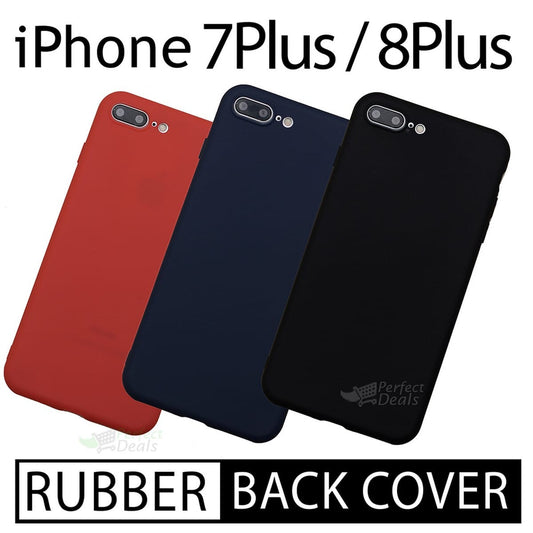 Slim Rubber fit back cover for iPhone 7 Plus