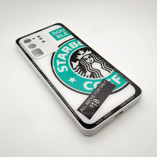 S20 Ultra Starbucks Series High Quality Perfect Cover Full Lens Protective Transparent TPU Case For Samsung S20 Ultra